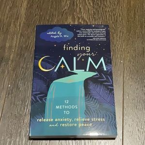 6/$30 Finding Your Calm Non-Fiction Anxiety and Stress Book Paperback